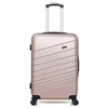Image de - valise weekend abs tigre 4 roues 65 cm - rose dore