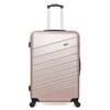 Image de - valise grand format abs tigre 4 roues 75 cm - rose dore