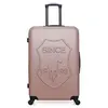 Image de - valise grand format abs damon 4 roues 75 cm - rose dore