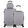 Image de - lot de 3 - valise weekend, valise cabine et vanity lanzarote - gris