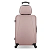 Image de - lot de 2 - valise weekend et vanity lanzarote - rose dore