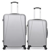 Image de - lot de 2 - valise grand format et valise weekend lanzarote - gris