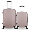 Image de Lot de 2 - valise weekend et valise cabine lanzarote - rose dore
