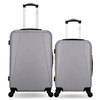 Image de - lot de 2 - valise weekend et valise cabine lanzarote - gris