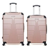 Image de bluestar - lot de 2 - valise grand format et valise weekend ottawa - rose dore
