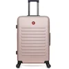 Image de - valise grand format abs wil 4 roues 75 cm - rose dore