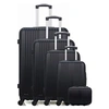 Image de - set de 5 valises lipari-u 75 cm 4 roues - noir