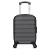 Image de - valise cabine xxs abs renoso 46 cm 4 roues - gris fonce