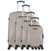Image de Set de 4 valises bluestar abs garibaldi-m - beige