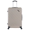 Image de Valise grand format ABS Cite 4 roues 75 cm, beige - Bluestar