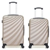 Image de - lot de 2 - valise weekend et valise cabine danube - beige