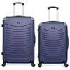 Image de - lot de 2 - valise grand format et valise weekend congo - marine