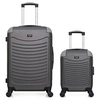 Image de - lot de 2 - valise weekend et valise cabine xxs congo - gris fonce