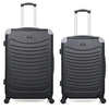 Image de - lot de 2 - valise grand format et valise weekend congo - noir