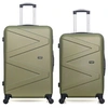 Image de - lot de 2 - valise grand format et valise weekend amazone - kaki