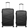 Image de - lot de 2 - valise grand format et valise weekend amazone - noir