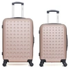 Image de - lot de 2 - valise weekend et valise cabine taurus - rose dore