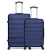 Image de - lot de 2 valises grand format et weekend renoso - marine