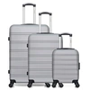 Image de - lot de 3 valises grand format weekend et cabine xxs renoso - gris