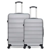 Image de - lot de 2 valises grand format et weekend renoso - gris