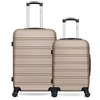 Image de - lot de 2 valises weekend et cabine renoso - beige
