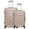 Image de - lot de 2 valises grand format et weekend renoso - beige
