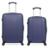 Image de - lot de 2 - valise weekend et valise cabine carpates - marine