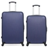 Image de - lot de 2 - valise grand format et valise weekend carpates - marine