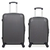 Image de - lot de 2 - valise weekend et valise cabine carpates - gris fonce