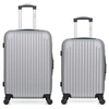 Image de - lot de 2 - valise weekend et valise cabine carpates - gris