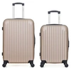 Image de - lot de 2 - valise weekend et valise cabine carpates - beige