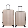 Image de - lot de 2 - valise grand format et valise weekend carpates - beige