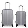 Image de - lot de 2 - valise weekend et valise cabine lipari - gris