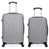Image de - lot de 2 valises weekend et cabine lagos - gris