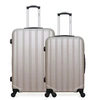 Image de - lot de 2 - valise grand format et valise weekend himalaya - beige