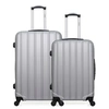 Image de - lot de 2 - valise grand format et valise weekend himalaya - gris