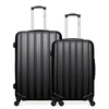 Image de - lot de 2 - valise grand format et valise weekend himalaya - noir