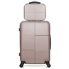 Image de - lot de 2 - valise weekend et vanity coronado - rose dore
