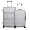 Image de - lot de 2 - valise grand format et valise weekend utah - gris