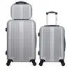 Image de - lot de 3 - valise weekend, valise cabine et vanity lipari - gris
