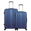 Image de - lot de 2 - valise grand format et valise weekend lipari - marine