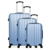 Image de Ensemble de 3 valises rigides Fogo, bleu doré