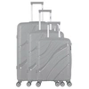 Image de - set de 3 valises persee 75 cm 4 roues - gris