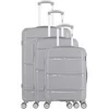 Image de - set de 3 valises centaure 75 cm 4 roues - gris