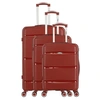 Image de - set de 3 valises centaure 75 cm 4 roues - bordeaux