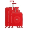 Image de - set de 3 valises orion 75 cm 4 roues - rouge