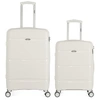 Image de obago - lot de 2 - valise weekend et valise cabine centaure - blanc
