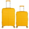 Image de obago - lot de 2 - valise weekend et valise cabine andromede - jaune
