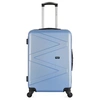 Image de - valise weekend amazone 65 cm 4 roues - bleu dore