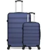Image de - lot de 2 - valise grand format et valise cabine renoso - marine